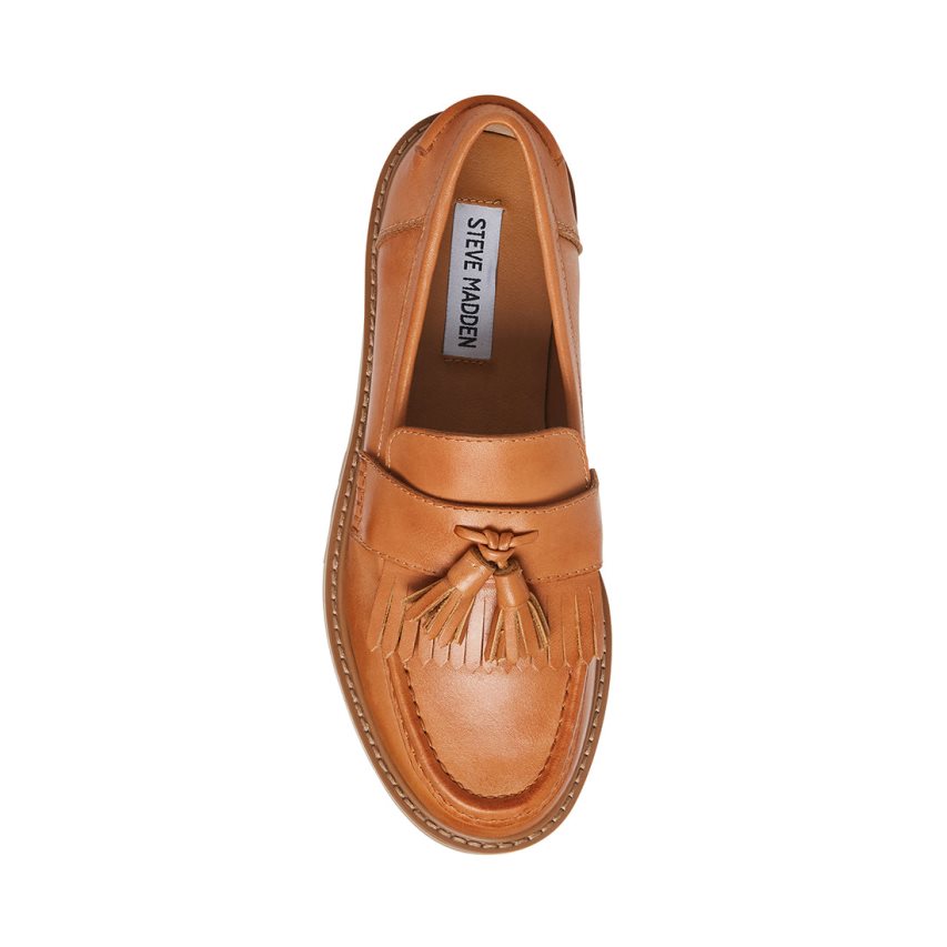 Loafers Steve Madden Minka Cuero Mujer Marrones | ES EQ4189